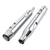 TCMT 4" Megaphone Slip-On Muffler Exhaust Pipes Fit For Harley Touring '17-'24 - TCMT