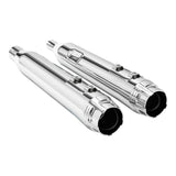 TCMT 4" Megaphone Tappered Slip On Dual Exhaust Fit For Harley Touring '17-'24 - TCMT