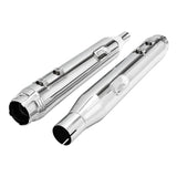 TCMT 4" Megaphone Tappered Slip On Dual Exhaust Fit For Harley Touring '17-'24 - TCMT