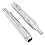 TCMT 4" Megaphone Tappered Slip On Dual Exhaust Fit For Harley Touring '17-'24 - TCMT