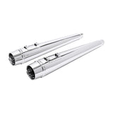 TCMT 4" Slip on Megaphone Mufflers Exhaust Pipe Fit For Harley Touring '95-'16 - TCMT