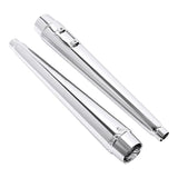 TCMT 4" Slip on Megaphone Mufflers Exhaust Pipe Fit For Harley Touring '95-'16 - TCMT