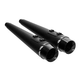TCMT 4" Slip on Megaphone Mufflers Exhaust Pipe Fit For Harley Touring '95-'16 - TCMT