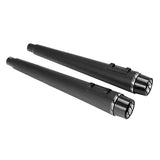 TCMT 4" Slip on Megaphone Mufflers Exhaust Pipe Fit For Harley Touring '95-'16 - TCMT