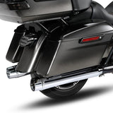 TCMT 4" Slip On Straight Mufflers Exhaust Pipe Fit For Harley Touring '17-'24 - TCMT