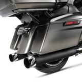 TCMT 4" Slip On Straight Mufflers Exhaust Pipe Fit For Harley Touring '17-'24 - TCMT