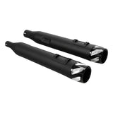 TCMT 4" Slip On Straight Mufflers Exhaust Pipe Fit For Harley Touring '17-'24 - TCMT