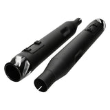 TCMT 4" Slip On Straight Mufflers Exhaust Pipe Fit For Harley Touring '17-'24 - TCMT