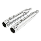 TCMT 4" Slip On Straight Mufflers Exhaust Pipe Fit For Harley Touring '17-'24 - TCMT