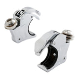 TCMT 41mm Fork Windshield Windscreen Fairing Clamps Fit For Harley Dyna Wide Glide FXDWG '93-'05, Softail '88-'13 - TCMT