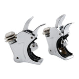 TCMT 41mm Fork Windshield Windscreen Fairing Clamps Fit For Harley Dyna Wide Glide FXDWG '93-'05, Softail '88-'13 - TCMT