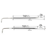 TCMT 43.3" Motorcycle Throttle Cable Fits For Harley Sportster - TCMT