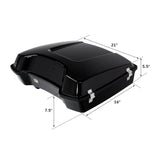 TCMT 5.5" Razor Trunk Luggage Fit For Harley Touring Tour Pak Pack 1997-2013 - TCMTMOTOR