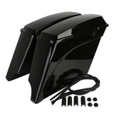 TCMT 5" Stretched Hard Saddlebags without Hardware Fit For Harley Touring '93-'13