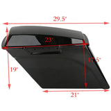 TCMT 5" Stretched Hard Saddlebags without Hardware Fit For Harley Touring '93-'13