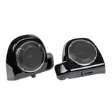 TCMT 6.5" Lower Fairing Speaker Pods Box Grill Fit For Harley Touring '14-'23 - TCMT