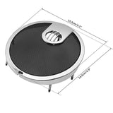 TCMT 6.5" Saddlebag Speaker Lid Grill Fit For Indian Chieftain '14-'18 Roadmaster '15-'25 - TCMT