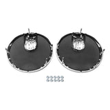 TCMT 6.5" Saddlebag Speaker Lid Grill Fit For Indian Chieftain '14-'18 Roadmaster '15-'25 - TCMT