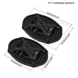 TCMT 6x9" Saddlebag Speakers Fit For Harley Touring '14-'26