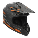 TCMT Adult Full Face DOT Motocross Off-Road Helmet Black/Orange - TCMTMOTOR