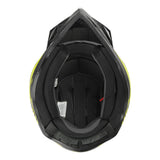 TCMT Adult Full Face DOT Motocross Off-Road Helmet Black/Yellow - TCMTMOTOR