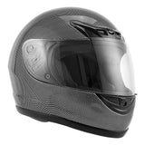 TCMT Adult Carbon Fiber Graphics Full Face DOT Motorcycle Helmet - TCMT