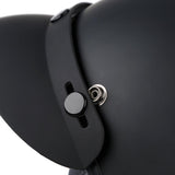 TCMT Adult Matte Black 3/4 Open Face DOT Motorcycle Vintage Retro Helmet - TCMT