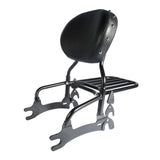 TCMT Backrest Sissy Bar Pad Luggage Rack Fit For Indian Chief Dark Horse '16-'18