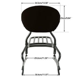 TCMT Backrest Sissy Bar Pad Luggage Rack Fit For Indian Chief Dark Horse '16-'18 - TCMT