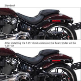 TCMT Black 1-1/4" Rear Lift Shock Mount Extension Fit For Harley Softail '18-'23 - TCMT