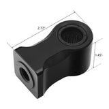 TCMT Black 1-1/4" Rear Lift Shock Mount Extension Fit For Harley Softail '18-'23 - TCMT