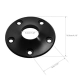 TCMT Black Dual Disc Front Wheel Hub Cap Cover Fit For Harley Touring '08-'23 Non ABS - TCMT