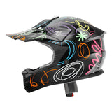 TCMT Youth Kids DOT Motocross Off-Road Helmet Black Graffiti - TCMTMOTOR