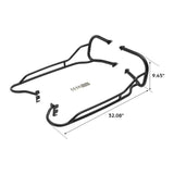 TCMT Black Saddlebags Trim Guard Rail Support Fit For Indian