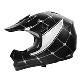 TCMT Black Spider Youth Kids DOT Motocross Off-Road Helmet
