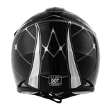 TCMT Youth Kids DOT Motocross Off-Road Helmet Black - TCMTMOTOR