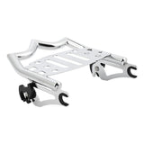 TCMT Black/Chrome Luggage Rack Fit For Harley Touring '09-'25 - TCMT
