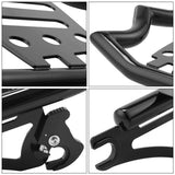 TCMT Black/Chrome Luggage Rack Fit For Harley Touring '09-'25 - TCMT