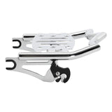 TCMT Black/Chrome Luggage Rack Fit For Harley Touring '09-'25 - TCMT