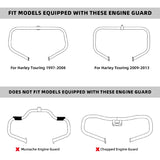 TCMT Carbon Fiber Painted Lower Vented Fairing Fit For Harley Touring '83-'13 - TCMT
