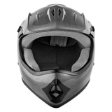 TCMT Carbon Fiber Youth Kids DOT Motocross Off-Road Helmet - TCMT