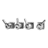 TCMT Chrome Saddlebag Lock Mounting Screw Kit Fit For Harley Touring '93-'24 - TCMT