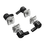 TCMT Chrome Saddlebag Lock Mounting Screw Kit Fit For Harley Touring '93-'24 - TCMT