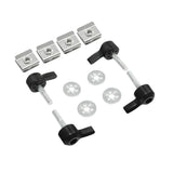 TCMT Chrome Saddlebag Lock Mounting Screw Kit Fit For Harley Touring '93-'24 - TCMT