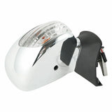 TCMT Chrome Turn Signal Integrated Rear View Side Mirrors Fit For Honda Goldwing GL 1800 2001-2017 - TCMTMOTOR
