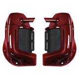 TCMT Deep Red Lower Vented Fairing Fit For Harley Touring '83-'13 - TCMT
