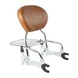 TCMT Passenger Sissy Bar Backrest Luggage Rack with Mounting Spools Fit For Indian '14-'22