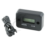 TCMT Digital Hour Meter Gauge Fit For Gas Engine Motorcycle Boat ATV Snowmobile