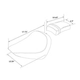 TCMT Driver Passenger Seat For Harley Softail Street Bob Softail Standard FXBB FXST, 2018-Later - TCMTMOTOR