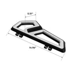 TCMT Rider & Passenger Footboard FloorBoard Fit For Harley Touring Electra Glide Street Glide Road Glide Road King 1993-2022 - TCMT